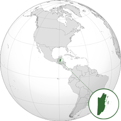 Belize (orthographic projection)