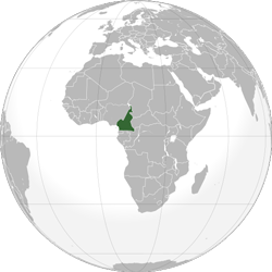 Cameroon (orthographic projection)