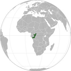 Republic of the Congo (orthographic projection)