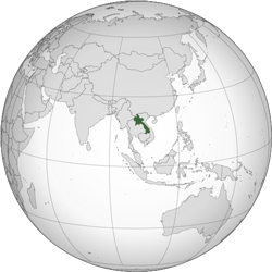 Laos location