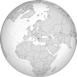 Macedonia (orthographic projection)