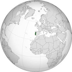 Portugal (orthographic projection)
