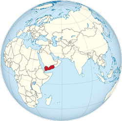 Yemen (orthographic projection)