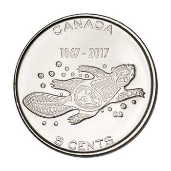 Canada 5-CENTS 150th (KM-new)