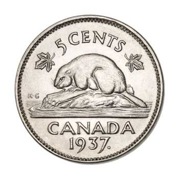 Canada 5-CENTS (KM33)