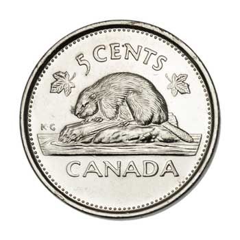Canada 5-CENTS (KM446)
