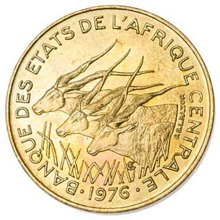 Central African States 5-FRANCS (KM7)