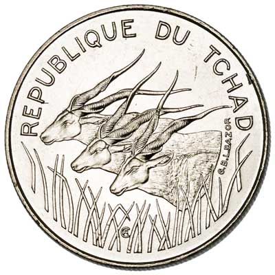 Chad 100-FRANCS (KM3)