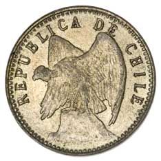Chile 5-CENTAVOS (KM155.2a)