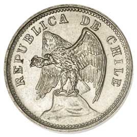 Chile 5-CENTAVOS (KM165)