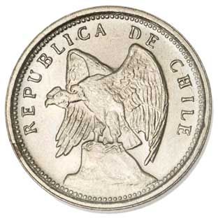Chile 10-CENTAVOS (KM166)