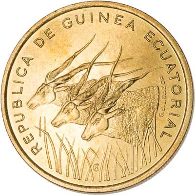 Equatorial Guinea 25-FRANCOS (KM60)