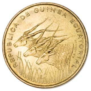 Equatorial Guinea 5-FRANCOS (KM62)