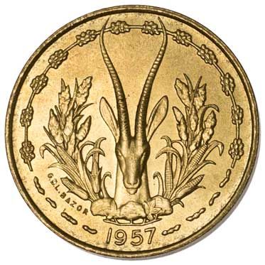 French West Africa 10-FRANCS (KM8)