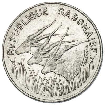 Gabon 100-FRANCS (KM13)
