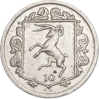Isle of Man 10-PENCE (KM115)
