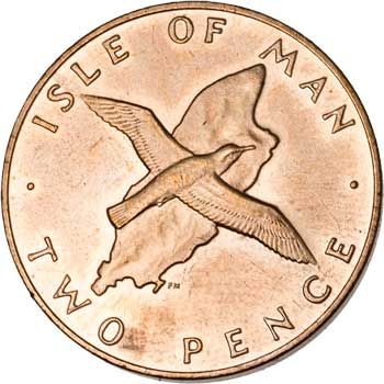 Isle of Man 2-PENCE (KM34)