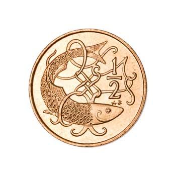 Isle of Man ½-PENNY (KM58)