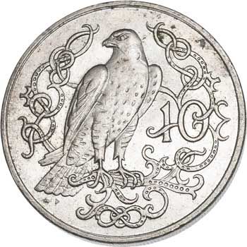 Isle of Man 10-PENCE (KM62)