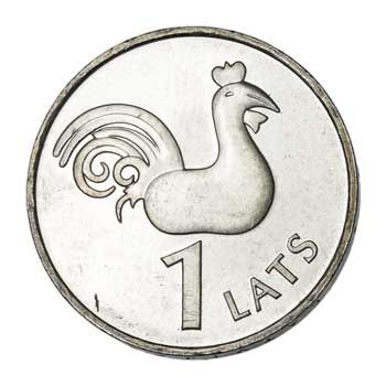 Latvia 1-LATS (KM65)