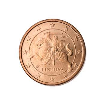 Lithuania 1-EURO CENT (KM205)