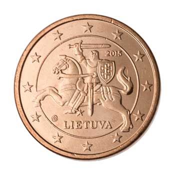 Lithuania 5-EURO CENT (KM207)