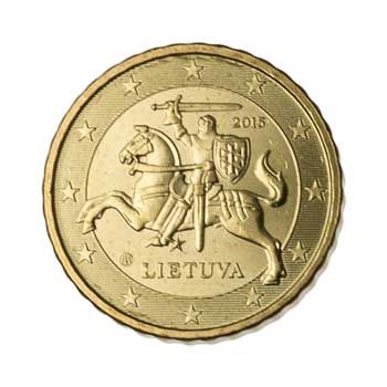 Lithuania 10-EURO CENT (KM208)