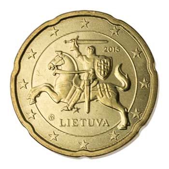 Lithuania 20-EURO CENT (KM209)