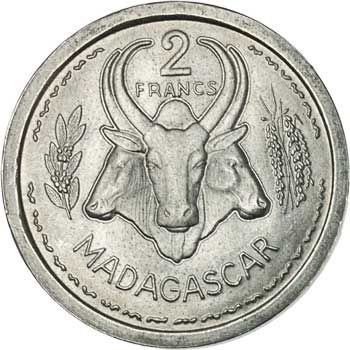 Madagascar 2-FRANCS (KM4)