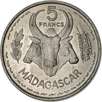 Madagascar 5-FRANCS (KM5)