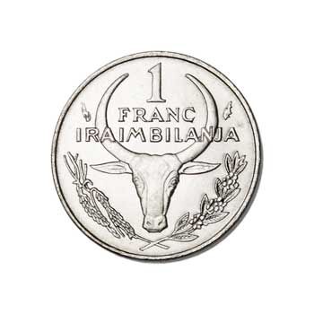 Madagascar 1-FRANC (KM8)