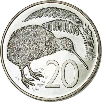 New Zealand 20-CENTS (KM36)