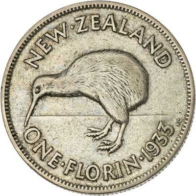 New Zealand 1-FLORIN (KM4)