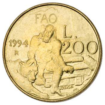 San Marino 200-LIRE (KM313)
