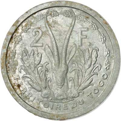 Togo 2-FRANCS (KM5)